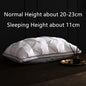 Luxury Goose Down Feather Pillows Inserts, Pinch Pleat Design Standard Queen Size Super Support 5 Star Hotel Bed Sleeping Pillow