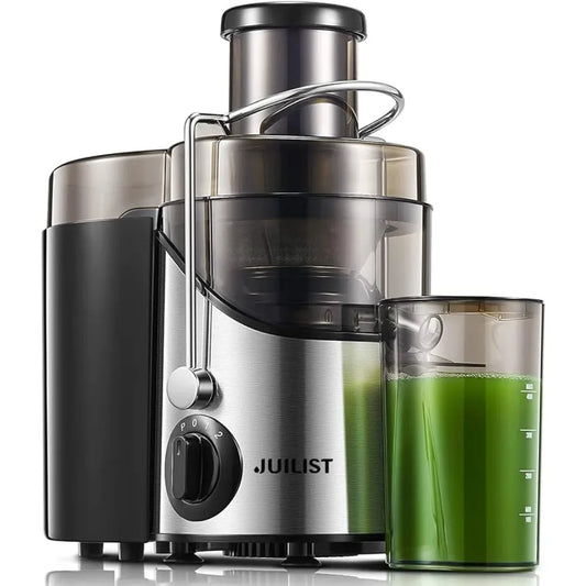 3" Wide Mouth Juicer Extractor Max Power 800W, for Vegetable and Fruit with 3-Speed Setting, 400W Motor, BPA Free