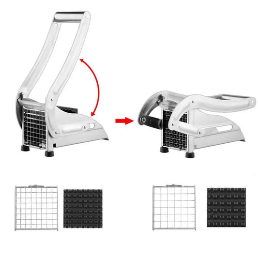 36/64 Holes French Fry Cutter French Fry Potato Chips Cutters Blades Kitchen Carrots Onions Cutting Machine Chips Cutter Part